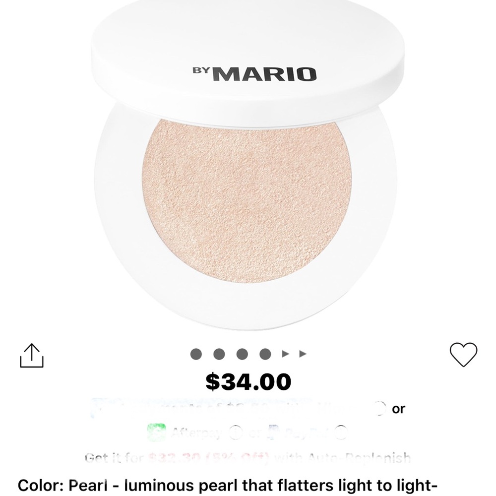 Makeup By Mario Highlighter in Peari